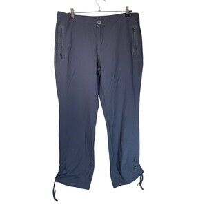 Cabela's Triune Pants Women's 12R Grey Stretch Nylon Hiking Outdoors Lightweight